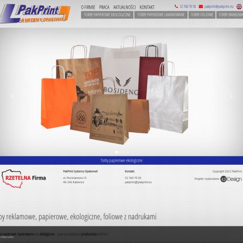 Kraków - papierowe torebki