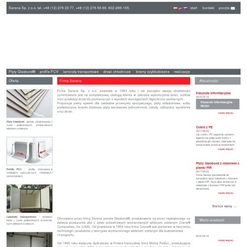 Płyta warstwowa jednostronna - Skawina