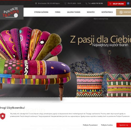 Tkaniny tapicerskie wzory