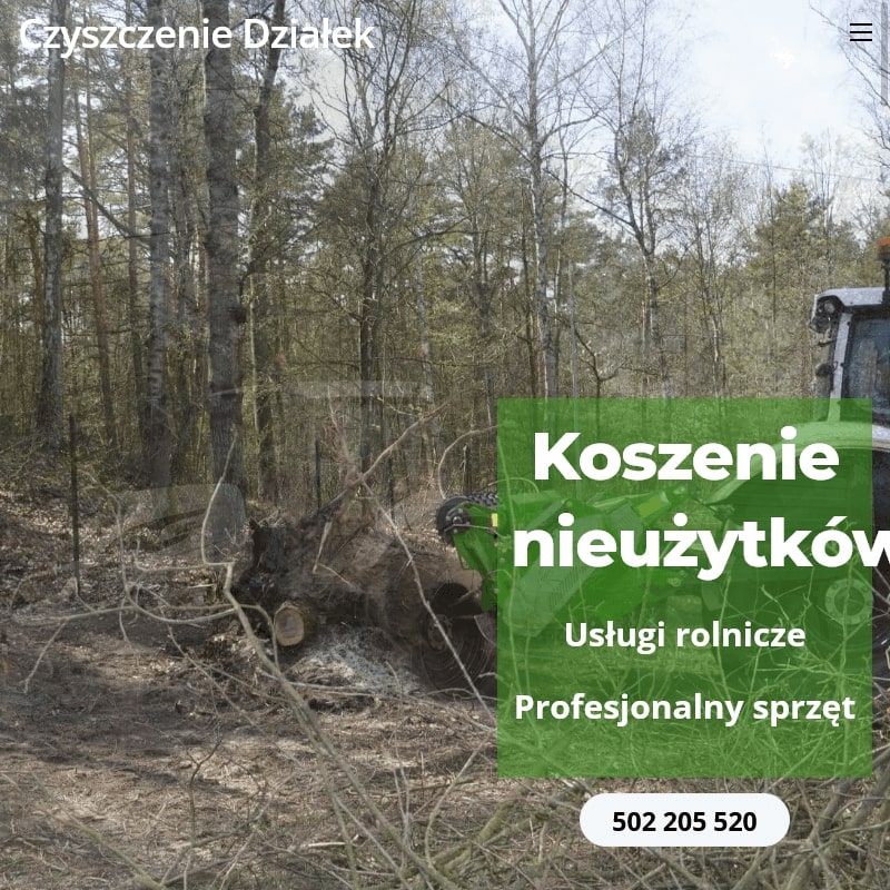Koszenie nieużytków - Warszawa