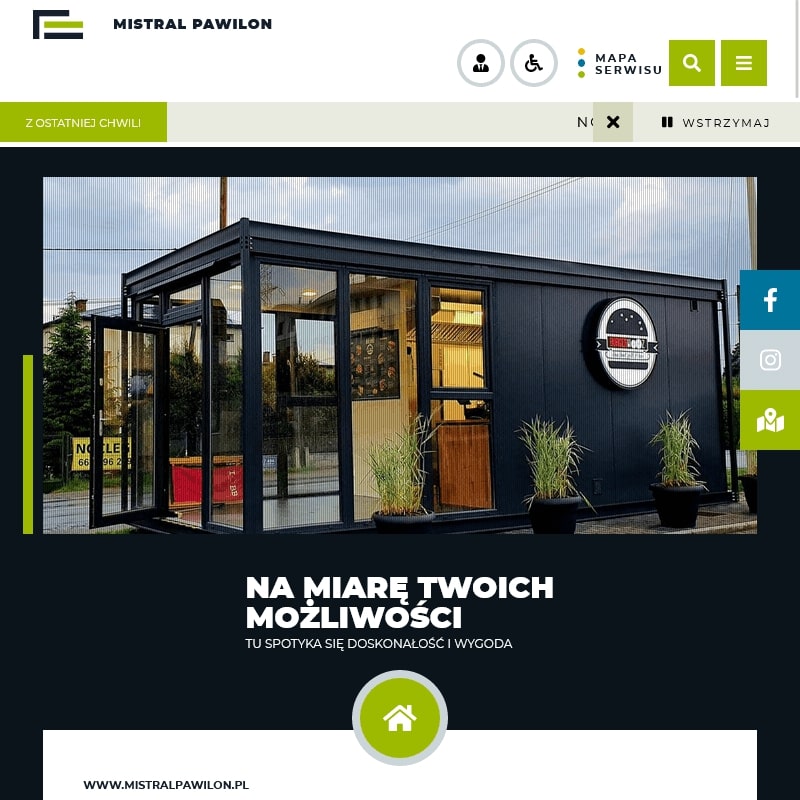 Pawilon handlowy modułowy