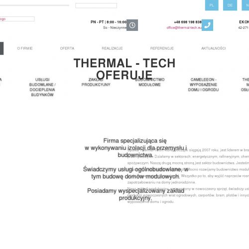 Osłona termoizolacyjna