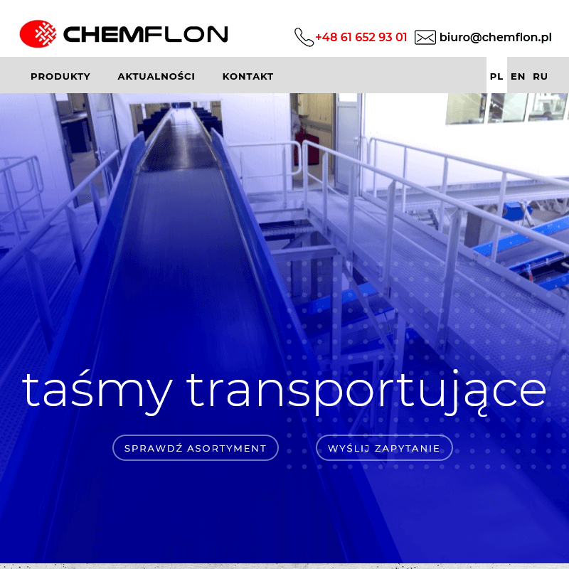 Taśmy transportujące Gdańsk