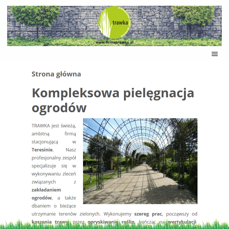 Warszawa - zakładanie ogrodów