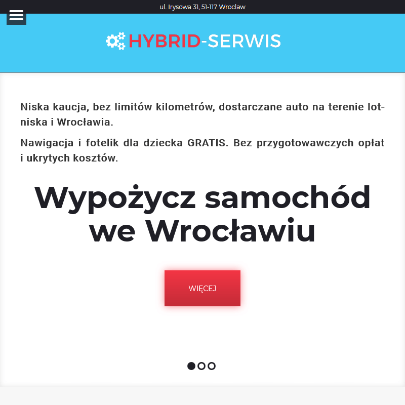 Krótkoterminowy wynajem samochodowych hybrydowych