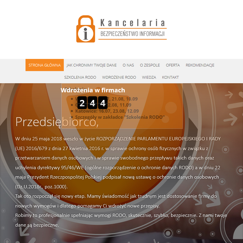 Szkolenia ochrona danych osobowych Wrocław