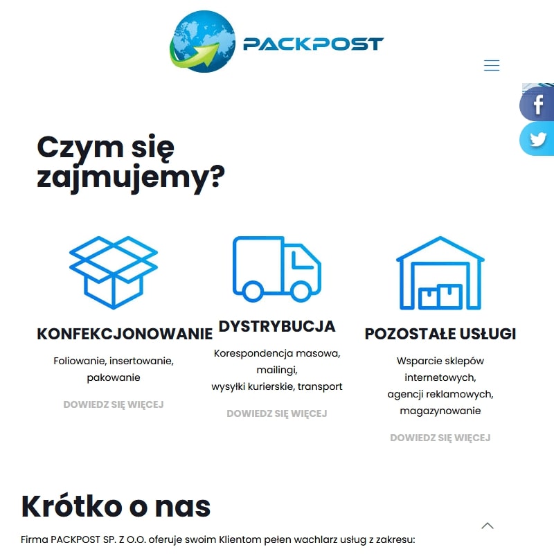 Warszawa - konfekcjonowanie pakowanie usługi