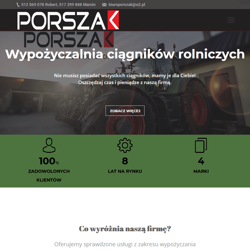 Wypożyczenie ciągnika rolniczego cena