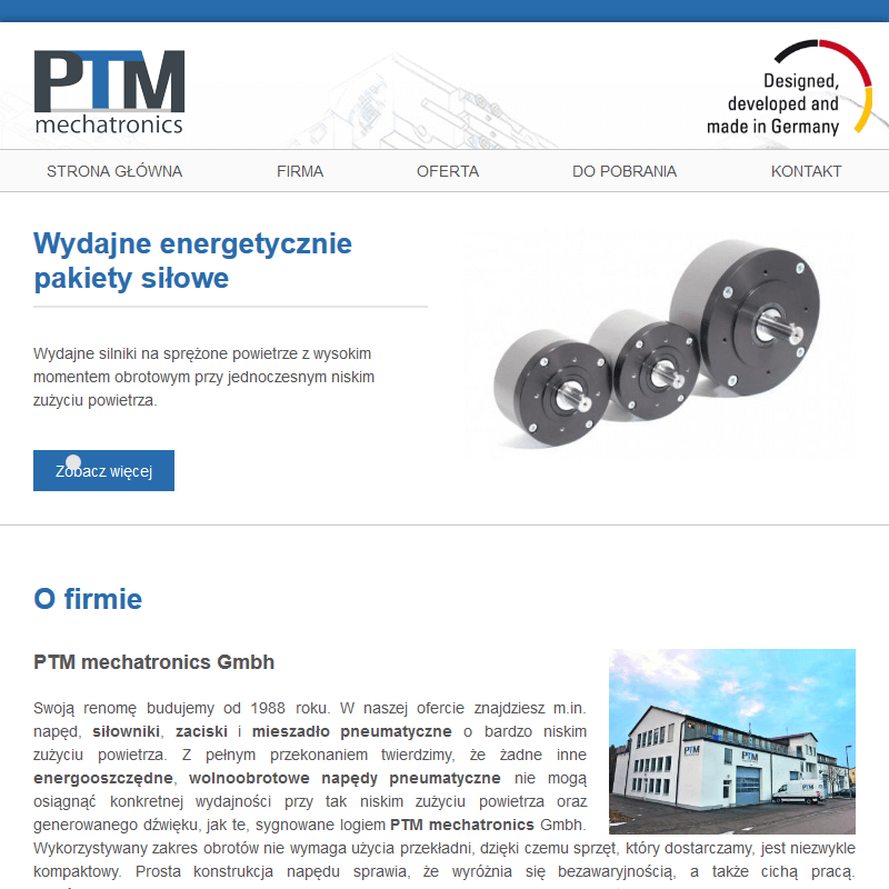 Silnik pneumatyczny łopatkowy - Katowice