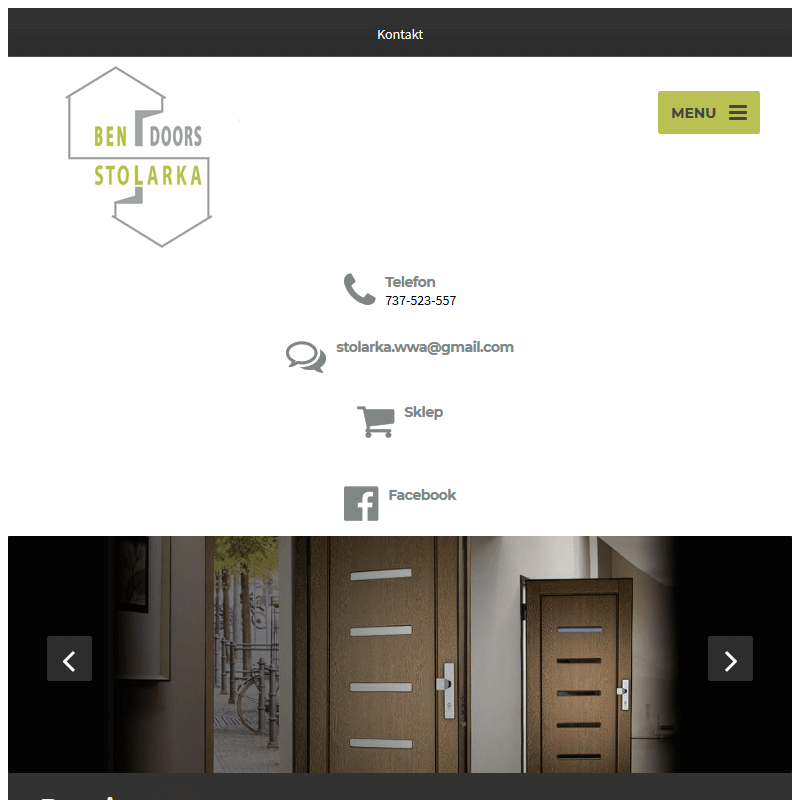 Warszawa - drzwi zewnętrzne do domu